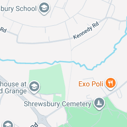 Map showing Shropshire, United Kingdom