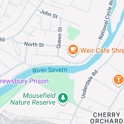 Map showing Shropshire, United Kingdom