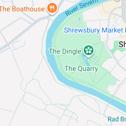 Map showing Shropshire, United Kingdom